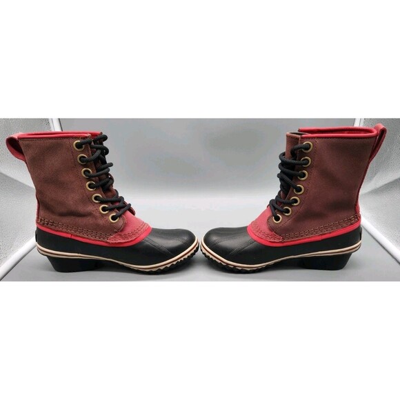 Sorel Slimpack 1964 Women's Waterproof Boots Size 5.5 Mid-Calf Lace Up - Picture 6 of 16